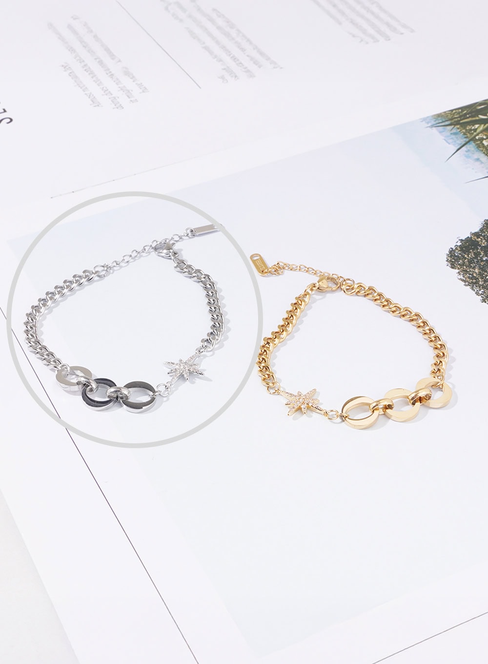 Glow Star Chain Bracelet IA517