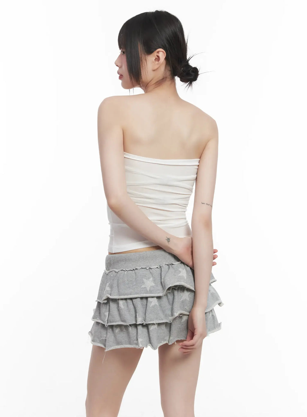 Lace-Trim Tube Top CU518