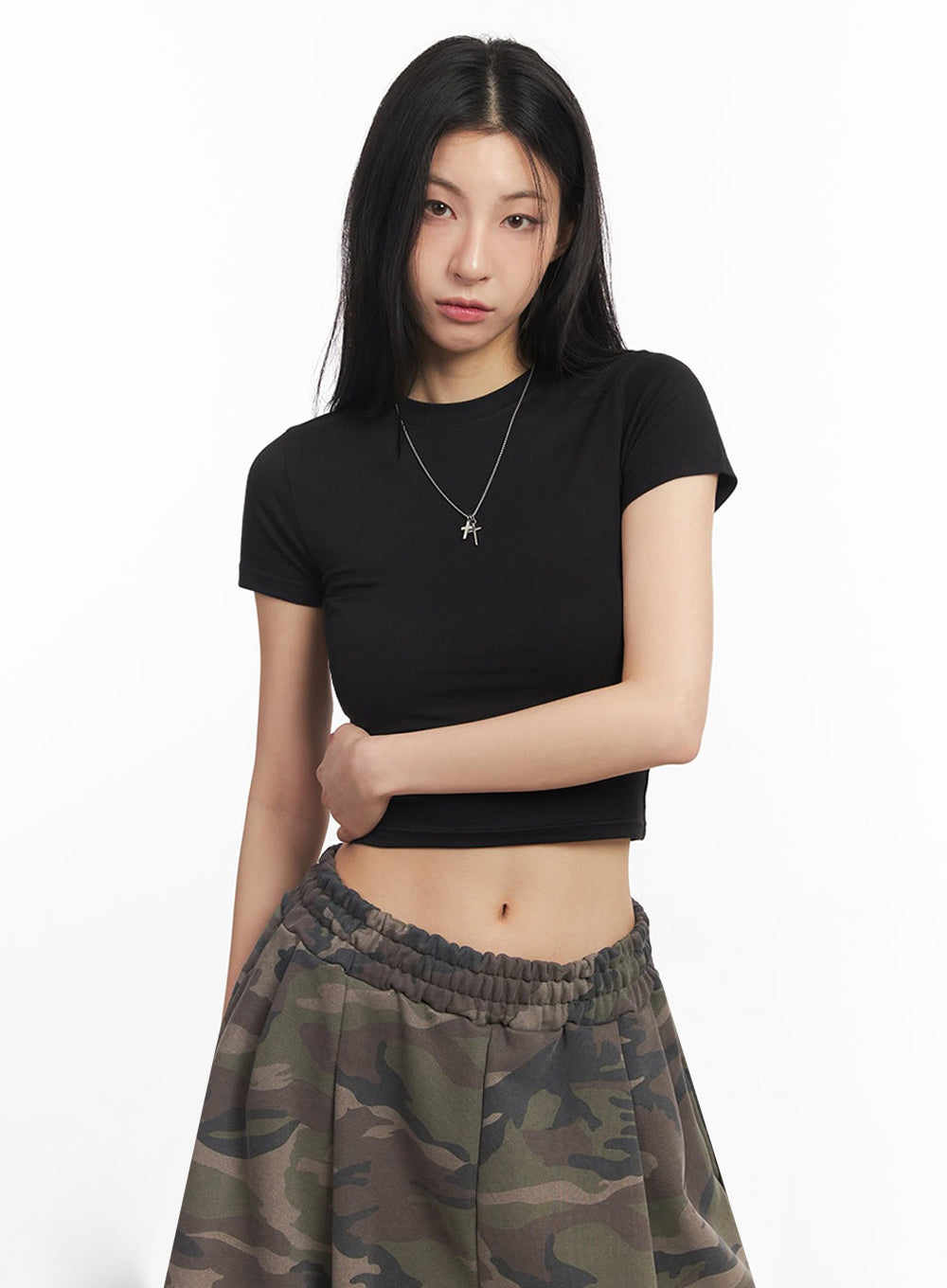 Essential Cotton Crop Top IY529