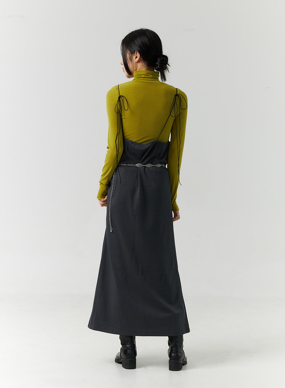 Open Back Strap Sleeveless Maxi Dress CN328