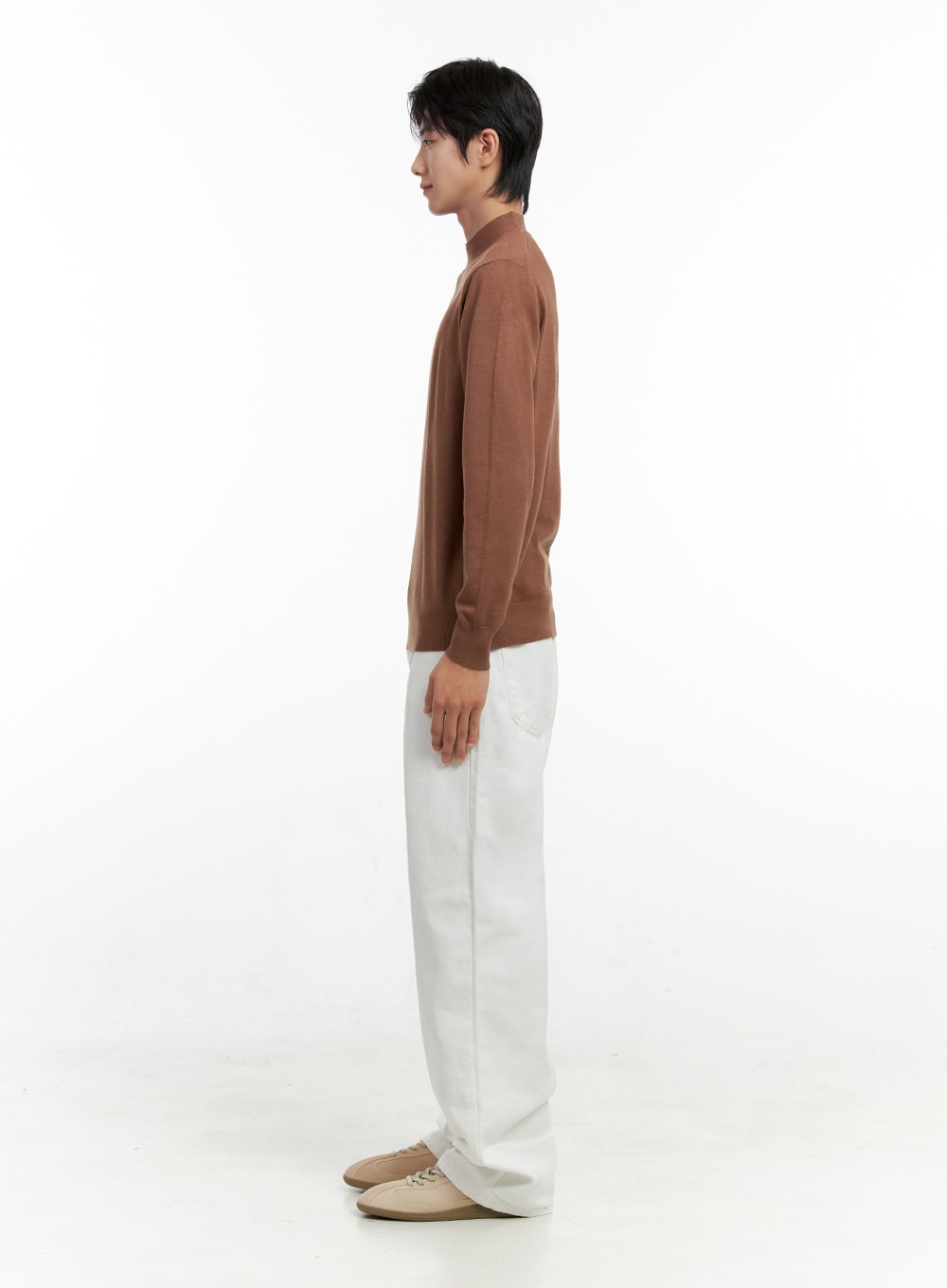 Men's Denim Dream Wide Leg Jeans (White) IN401