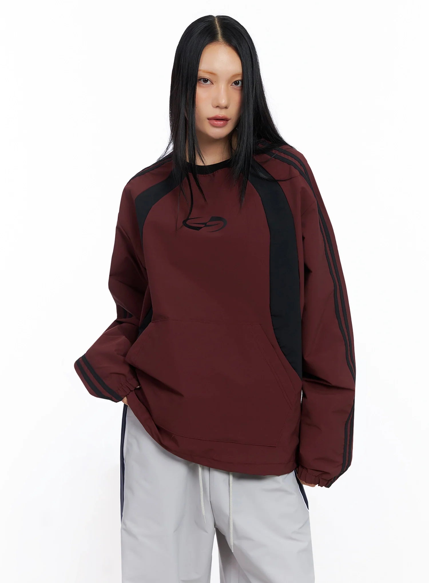 Two-Tone Raglan Sweatshirt CO516