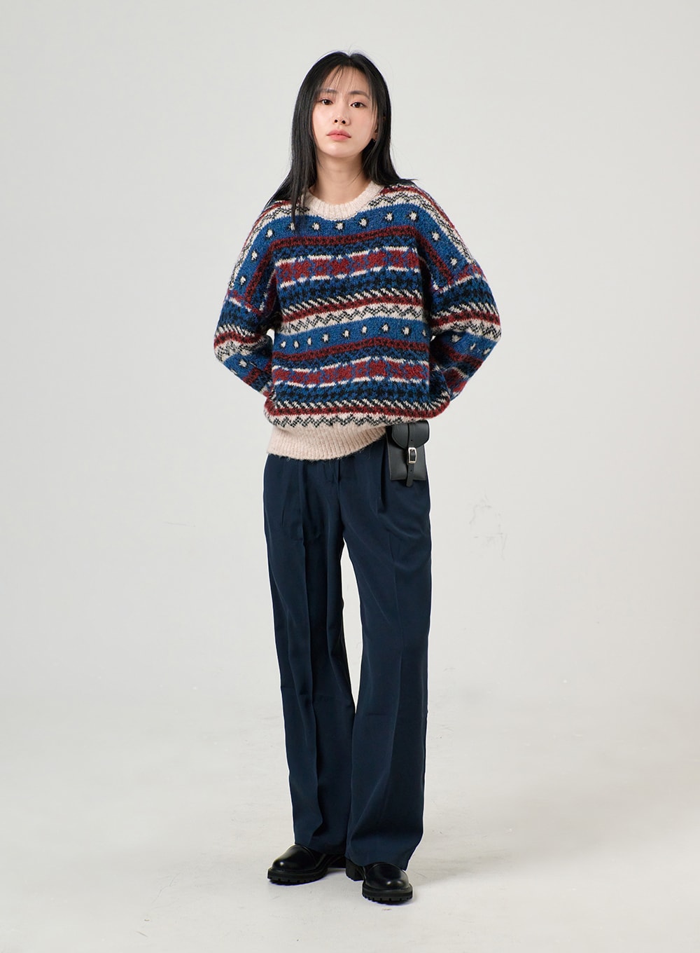 Pintuck Wide Pants OF405