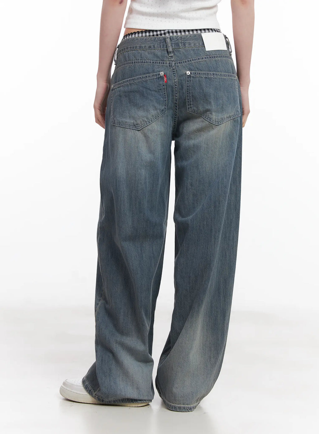 Melani Low-Waist Wide-Leg Jeans CU510