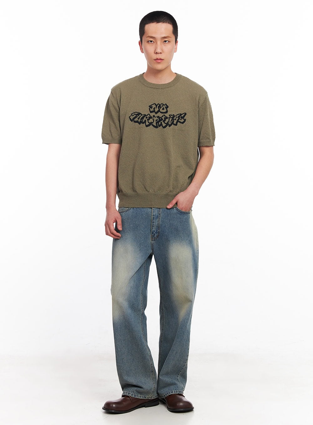 Men's Graphic Knit Tee IU512