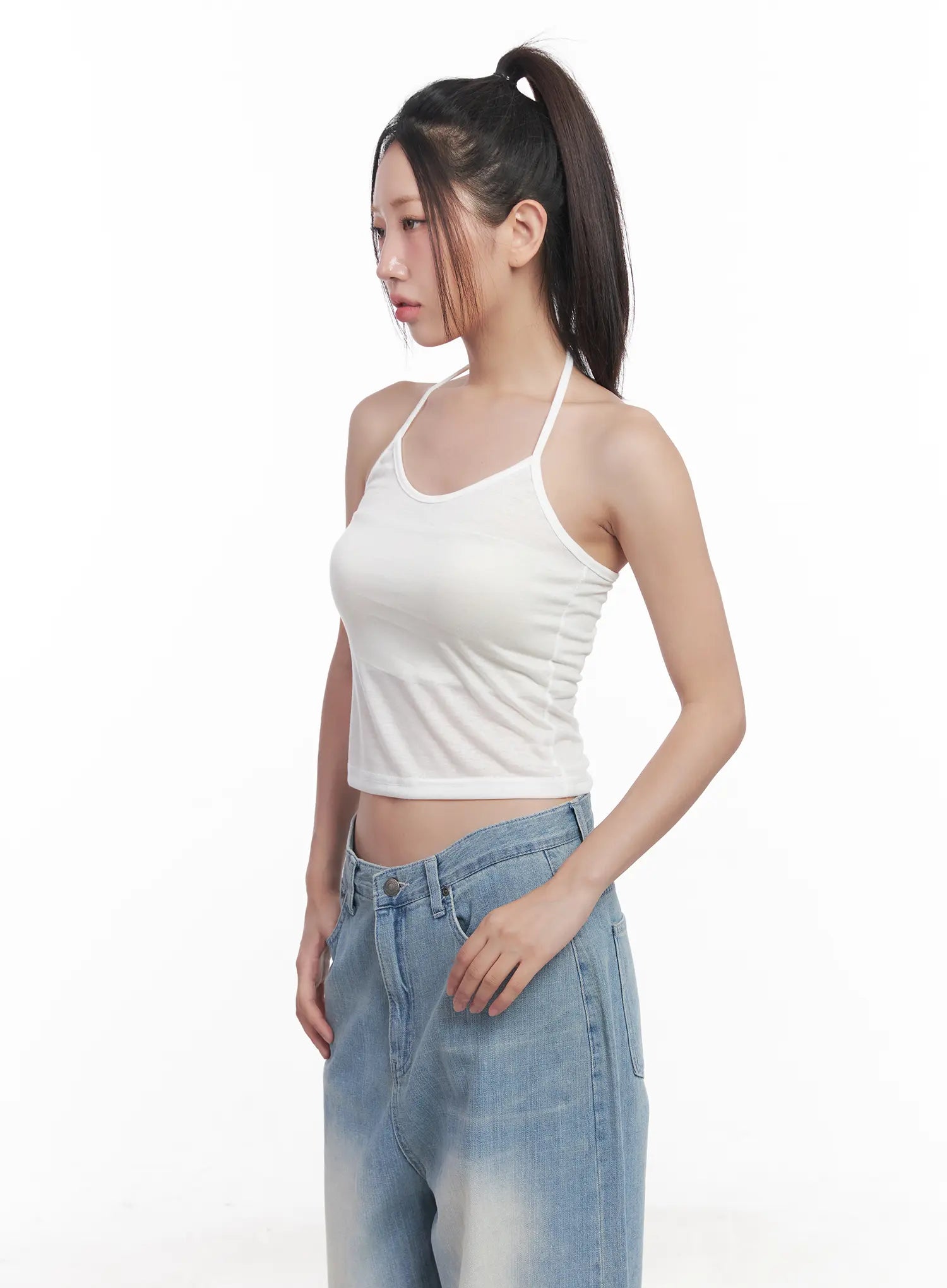 Basic Halter Neck Cami CU517