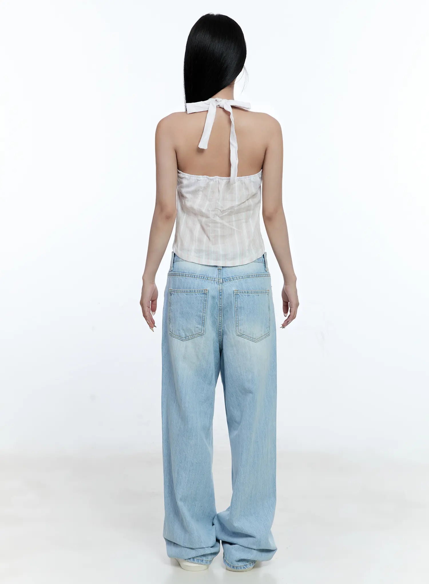 Ryan Wide-Leg Denim Jeans CG512