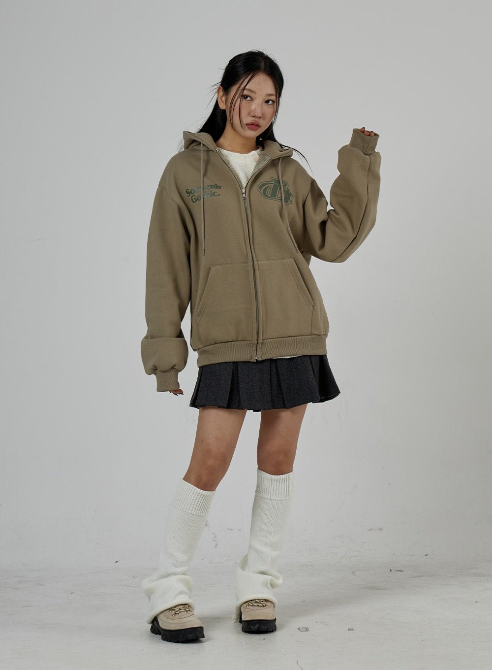 Graphic Zipper Hoodie Sweatshirt Unisex CD26