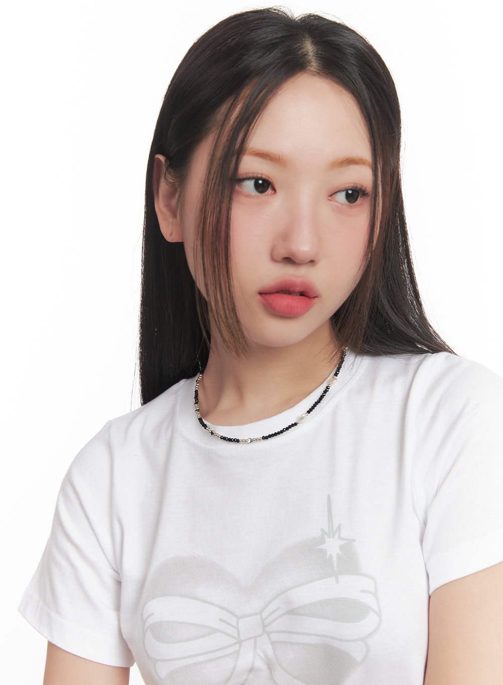 Beaded Pearl Charms Necklace CF525