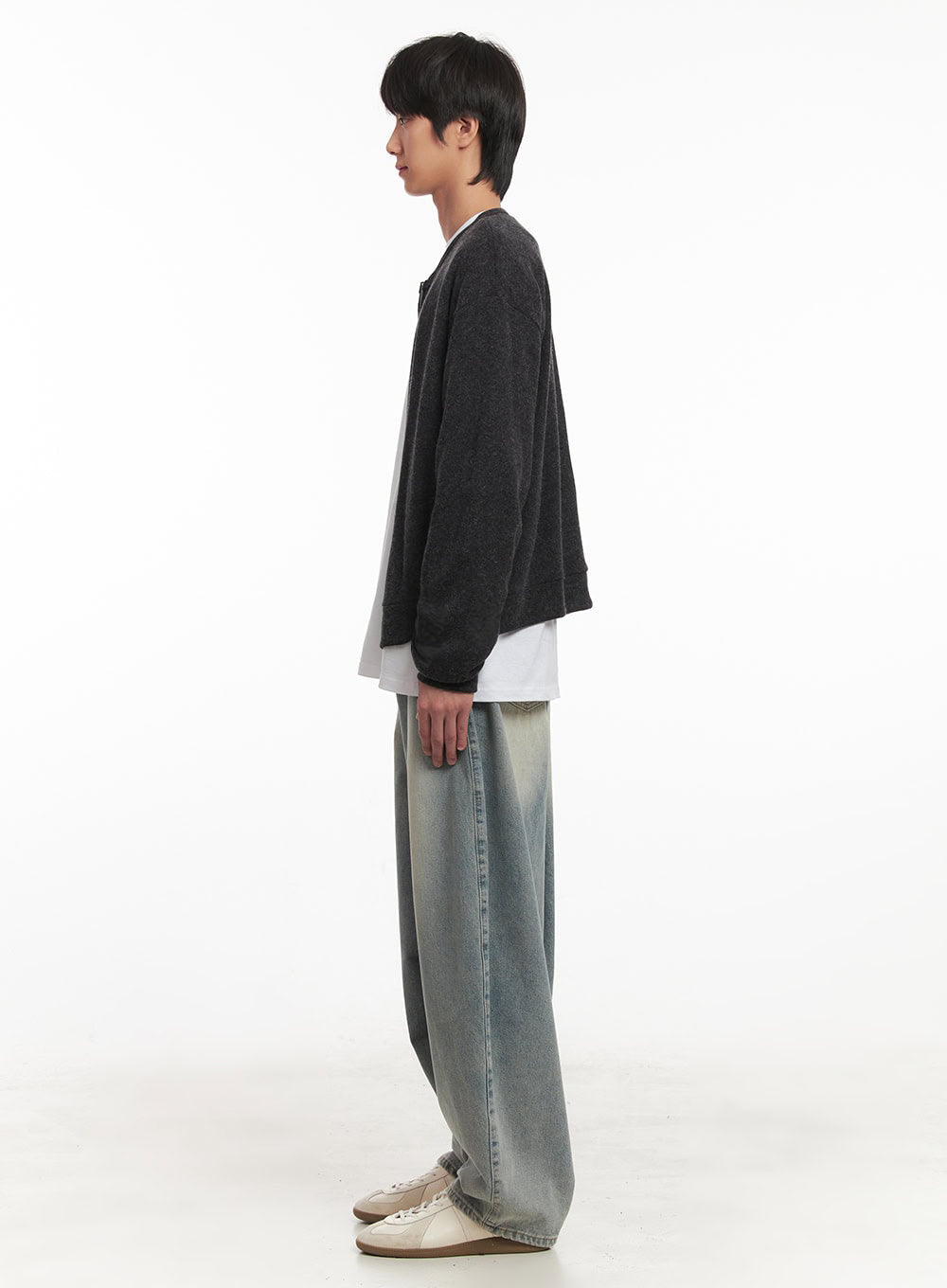 Men's Cozy Zip-Up Cardigan IA511