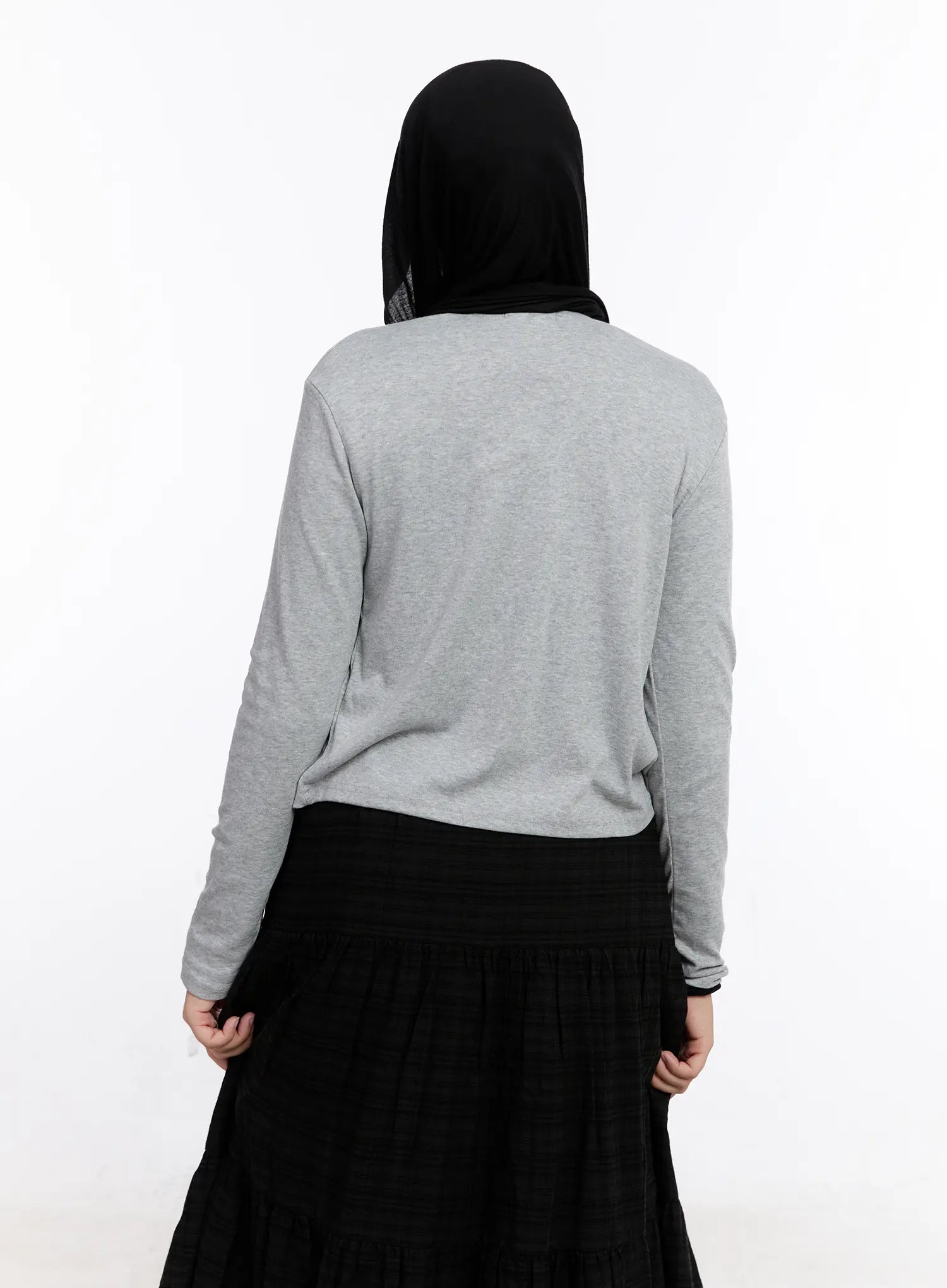 Classic Button-Up Long Sleeve Cardigan CS524