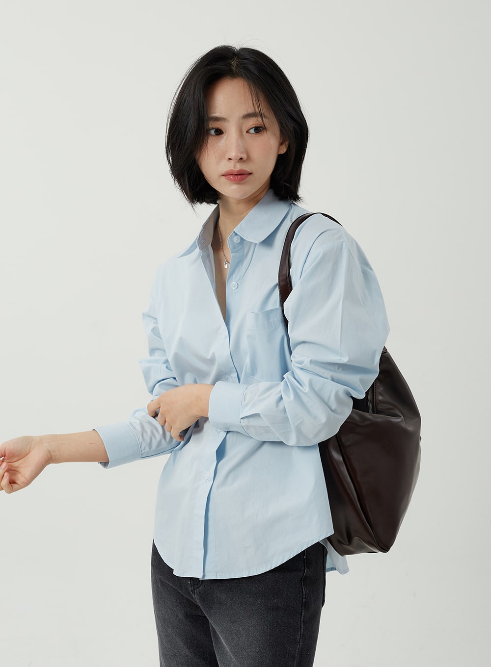 Oversized Basic Shirt OJ311