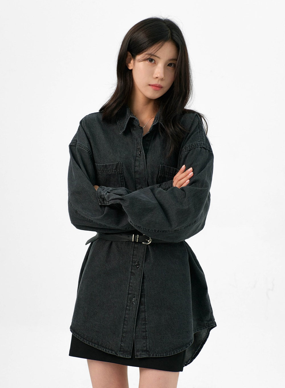 Loose-Fit Denim Shirt OG327