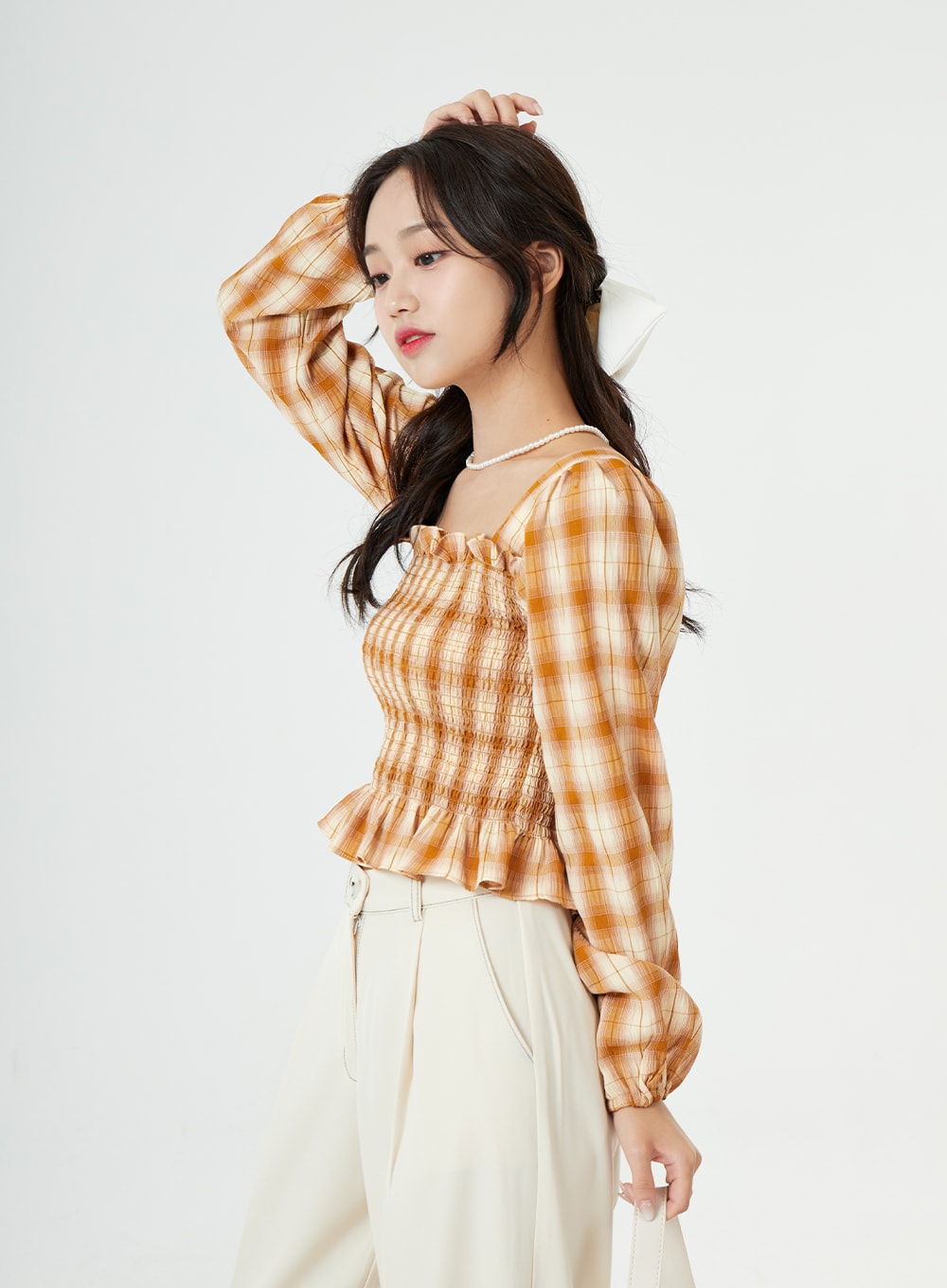 Triple Ribbon Hair Pin BG31