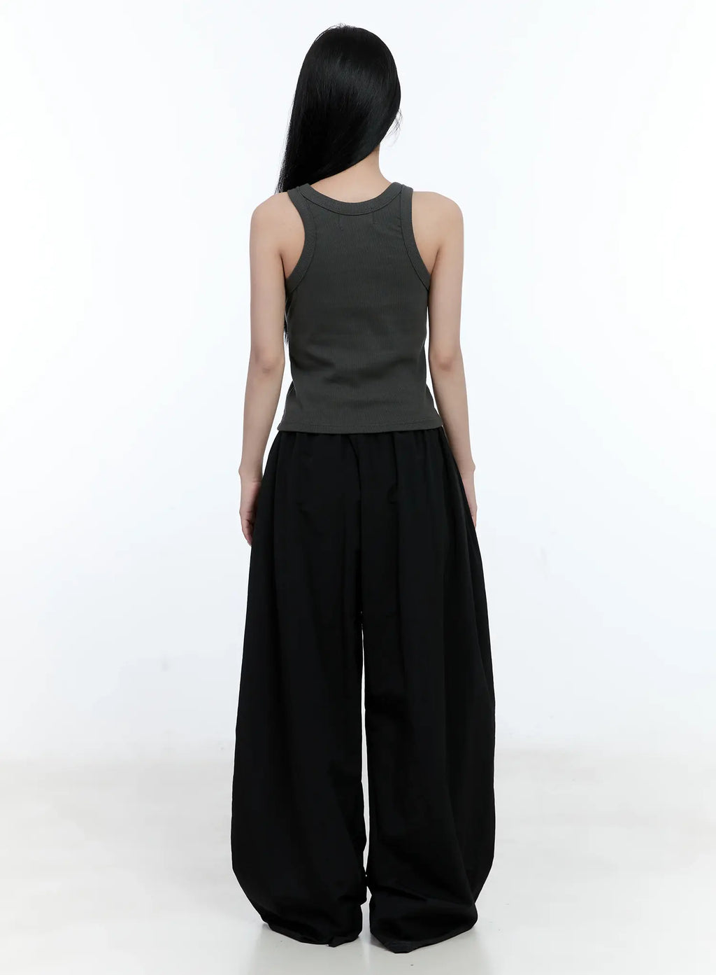 Ribbed Graphic Tank Top CG501