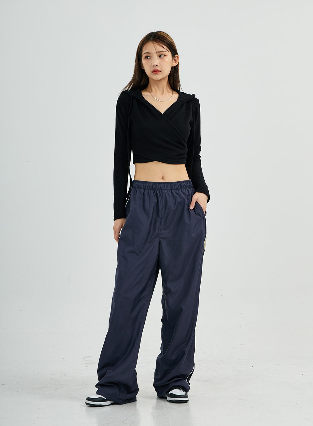 Wrap Crop Hoodie CS27