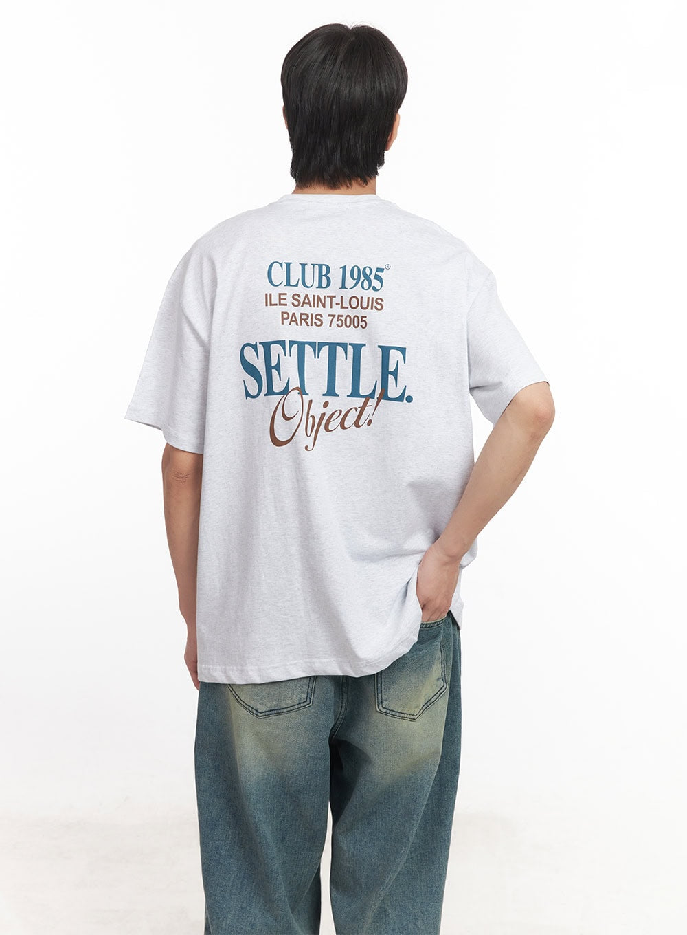 Men's Graphic Oversized T-Shirt IA511