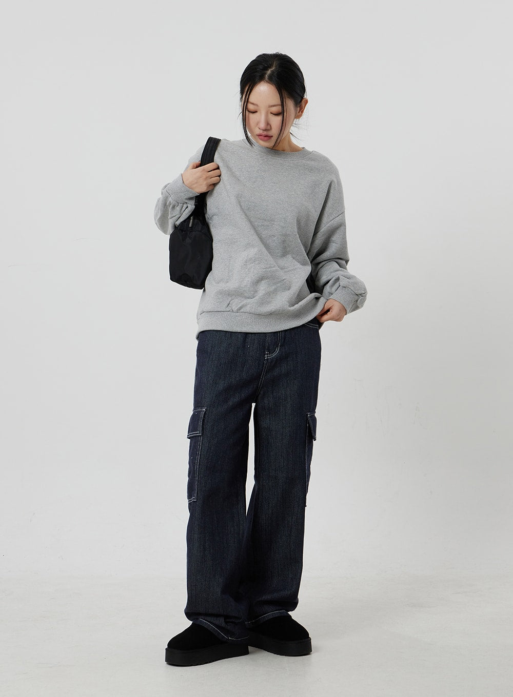 Wide Cargo Jeans CF302