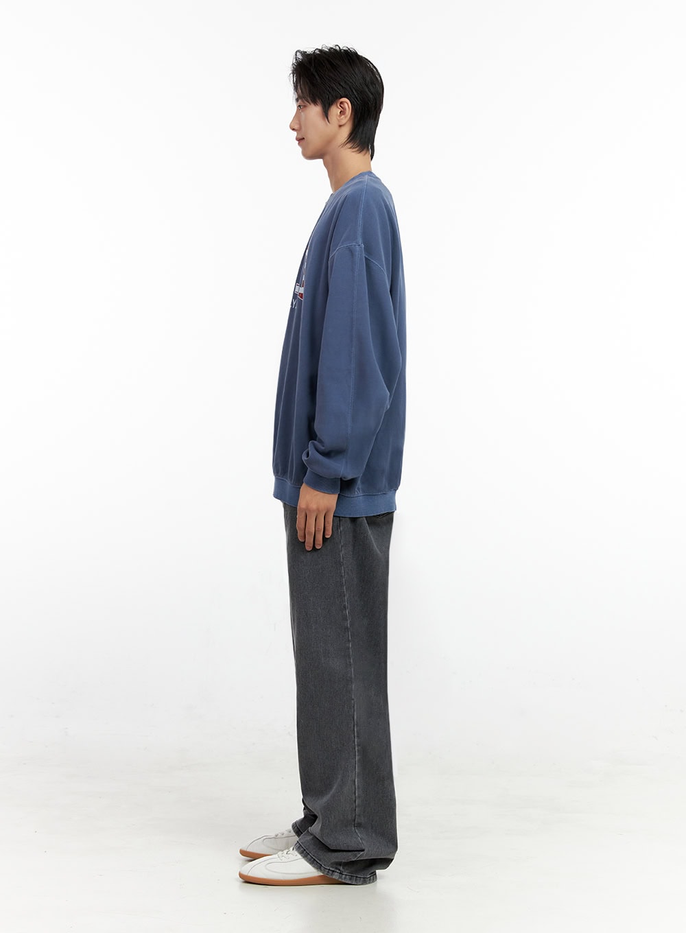 Men's Denim Dream Wide Leg Jeans (Black) IN401