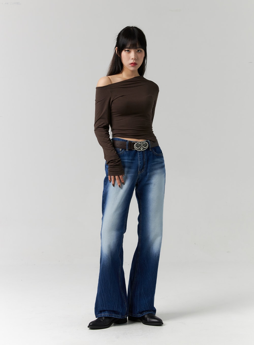 One-Shoulder Crop Top CS312