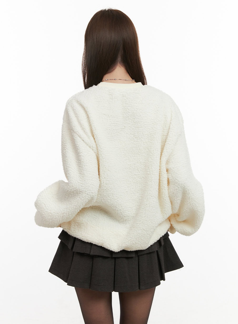 Polyester Embroidered Loose Fit Hoodie OD417