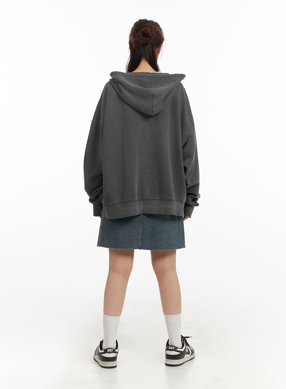 Oversized Zip-Up Hoodie IY410