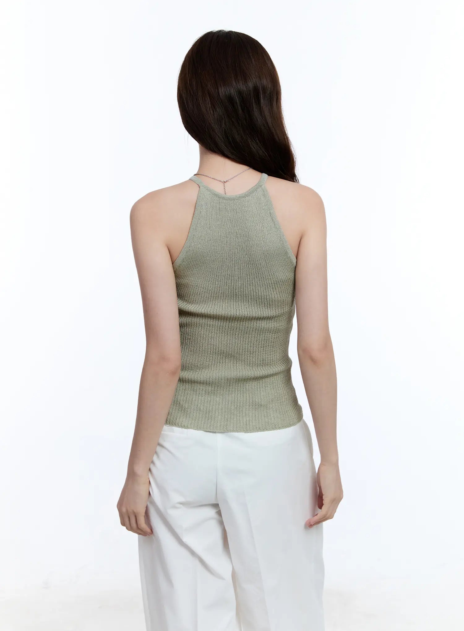Linen Halter Top CU513