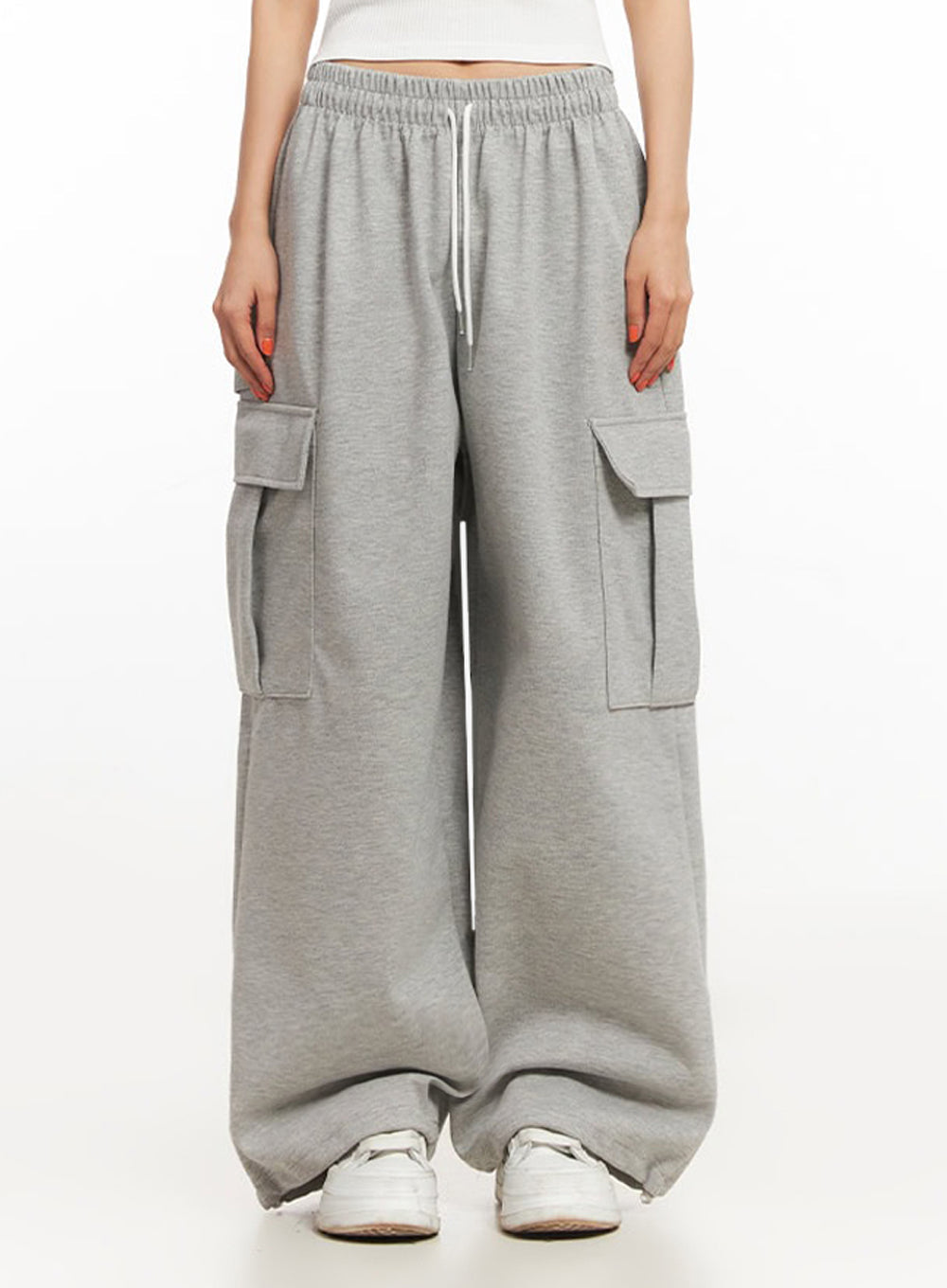 Comfy Cargo Wide-Fit Sweatpants IA504
