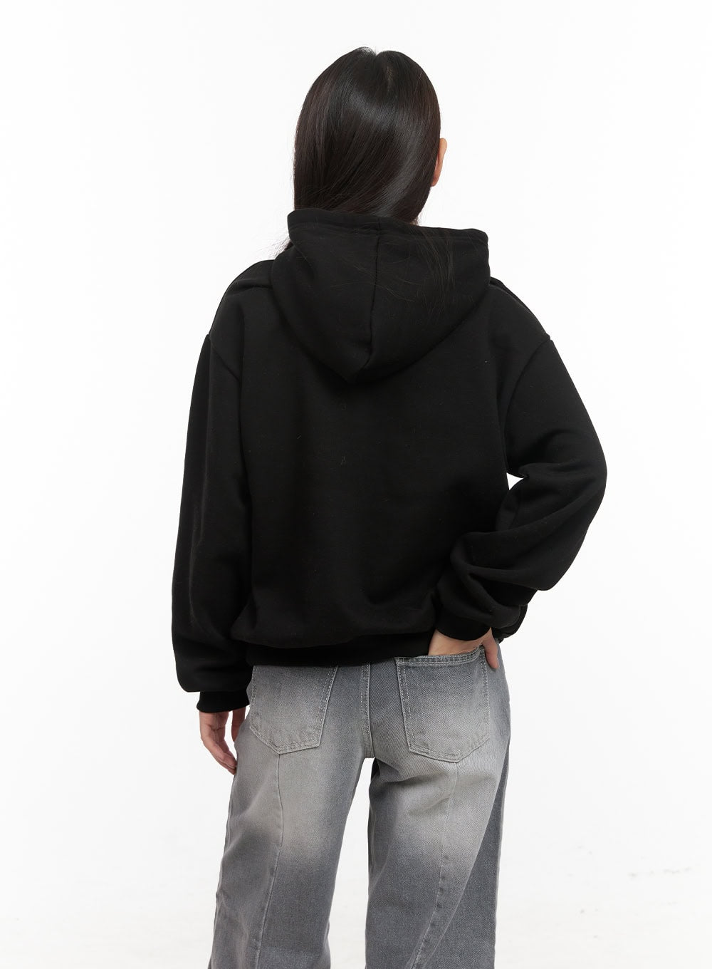 Graphic Lettering Hooded Sweatshirt CD416