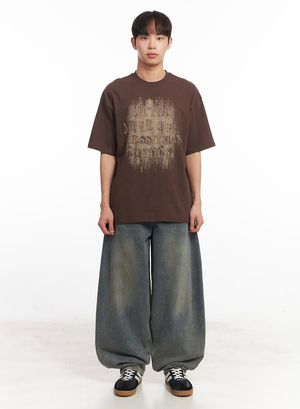 Men's Round Neck Graphic Shirt  IA521