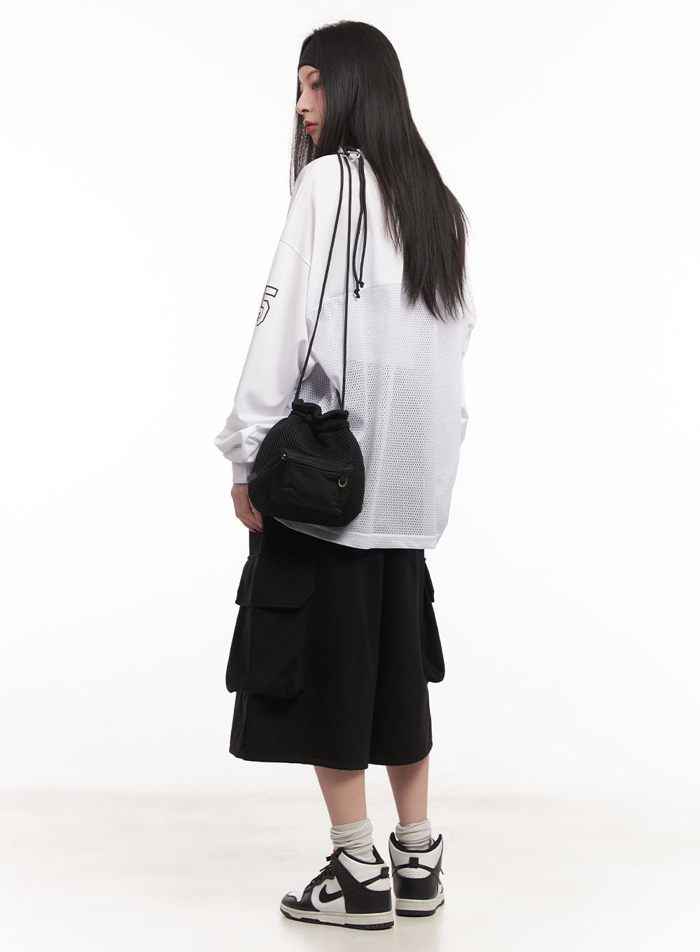 Cargo Oversized Bermuda Sweatshorts CM518