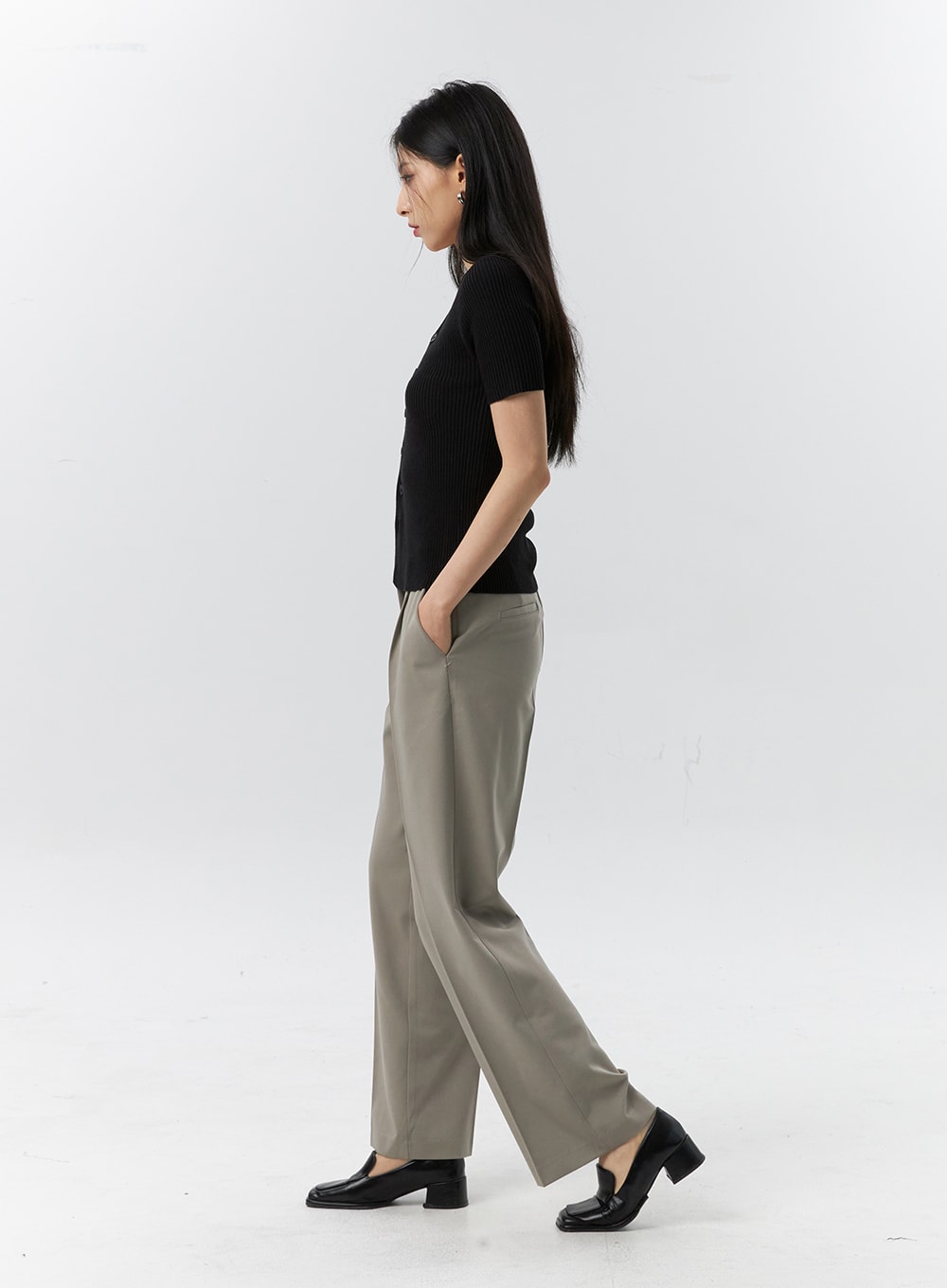 Off-Shoulder Ribbed Top IL326