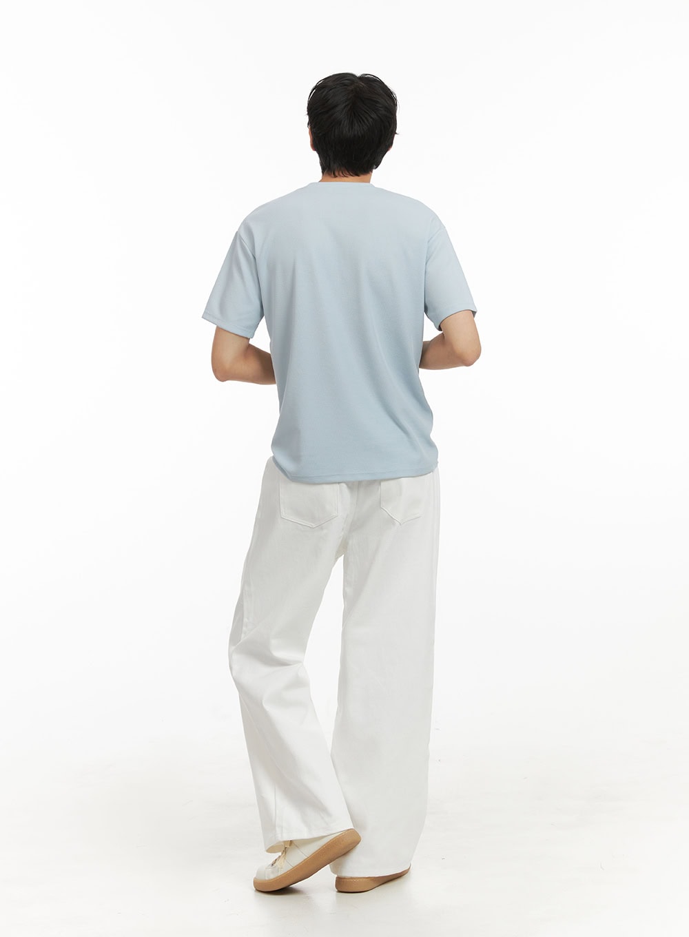 Men's Basic T-Shirt (Light Blue) IY410