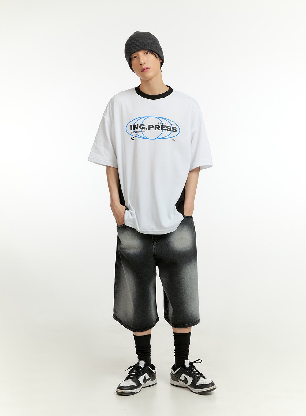 Men's Washed Shorts IL418