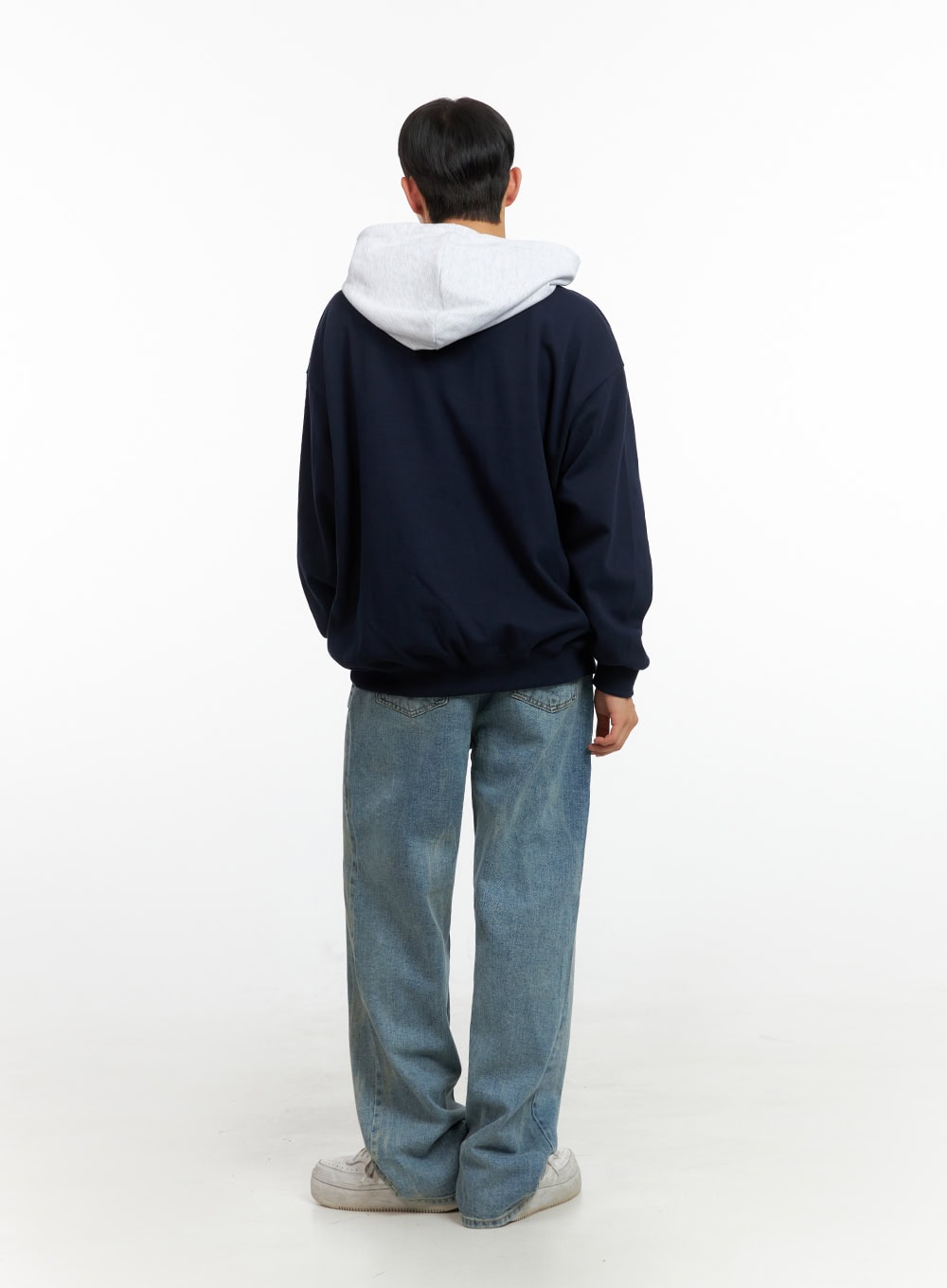 Men's Vintage Loose Fit Straight Jeans IU412