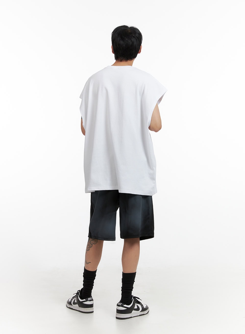 Men's Oversize Graphic Sleeveless IL403