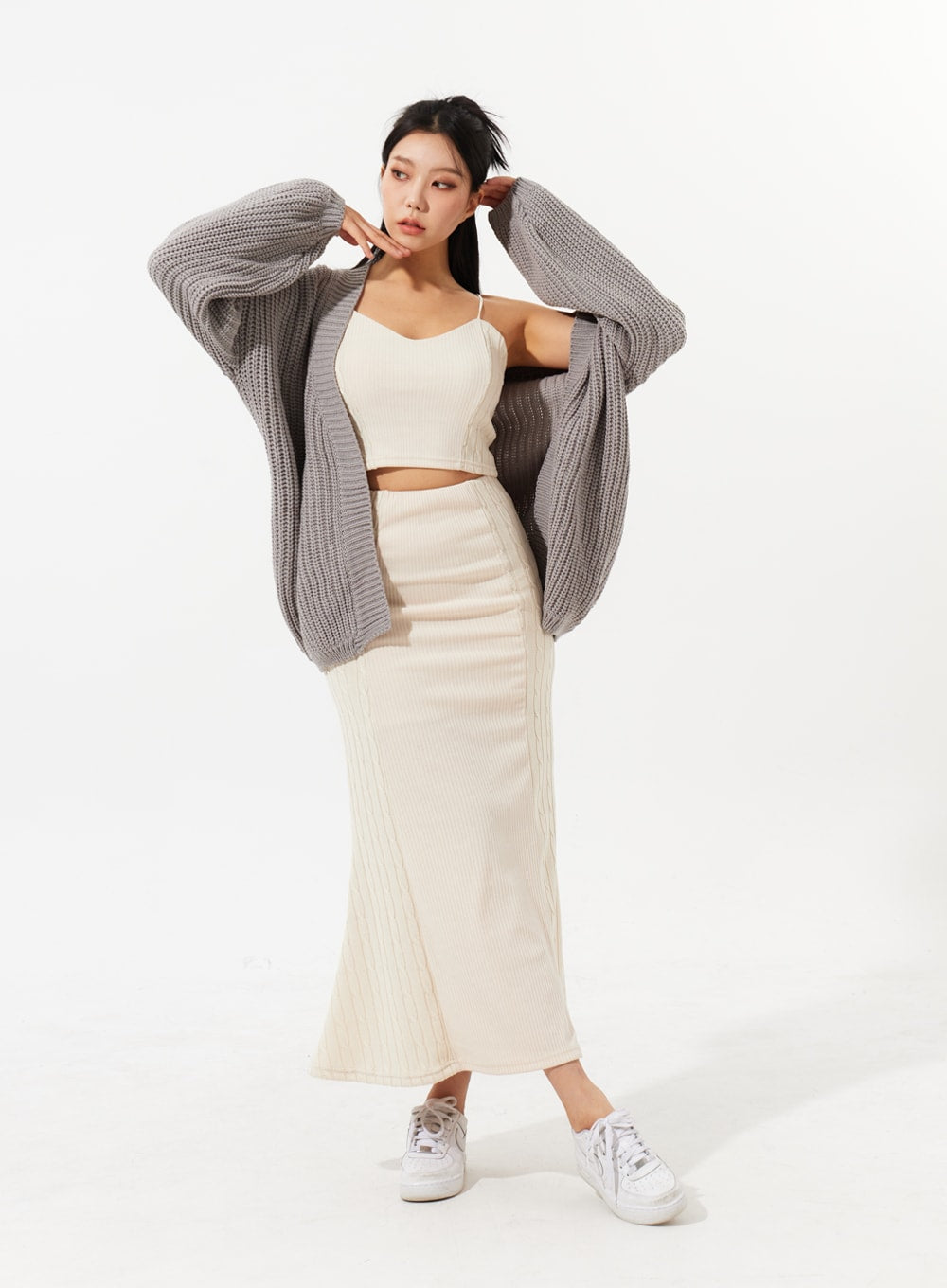 Oversized Knit Cardigan IM309