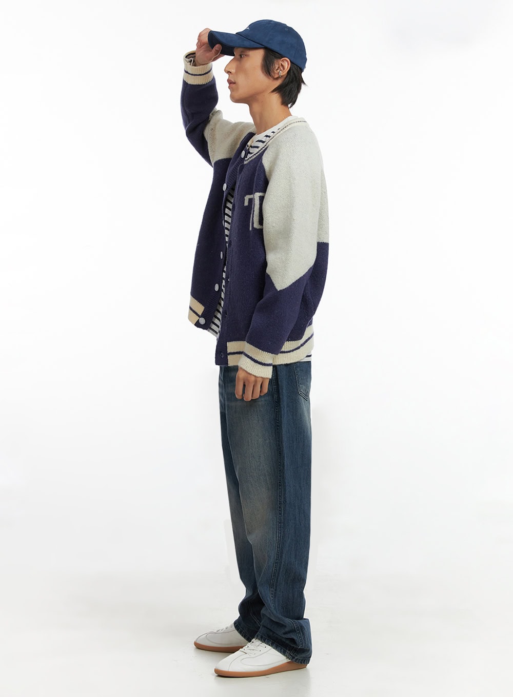 Men's Varsity Cardigan IO417