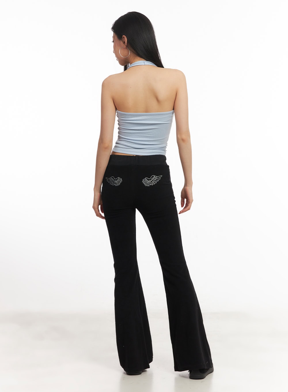 Hot Velvet Bootcut Sweatpants CA503