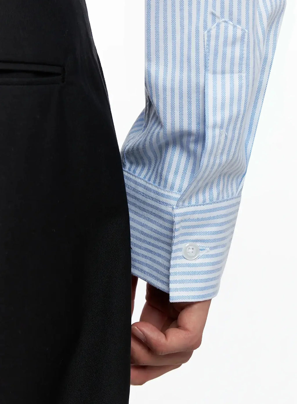 Men's Classic Striped Oxford Shirt IO516