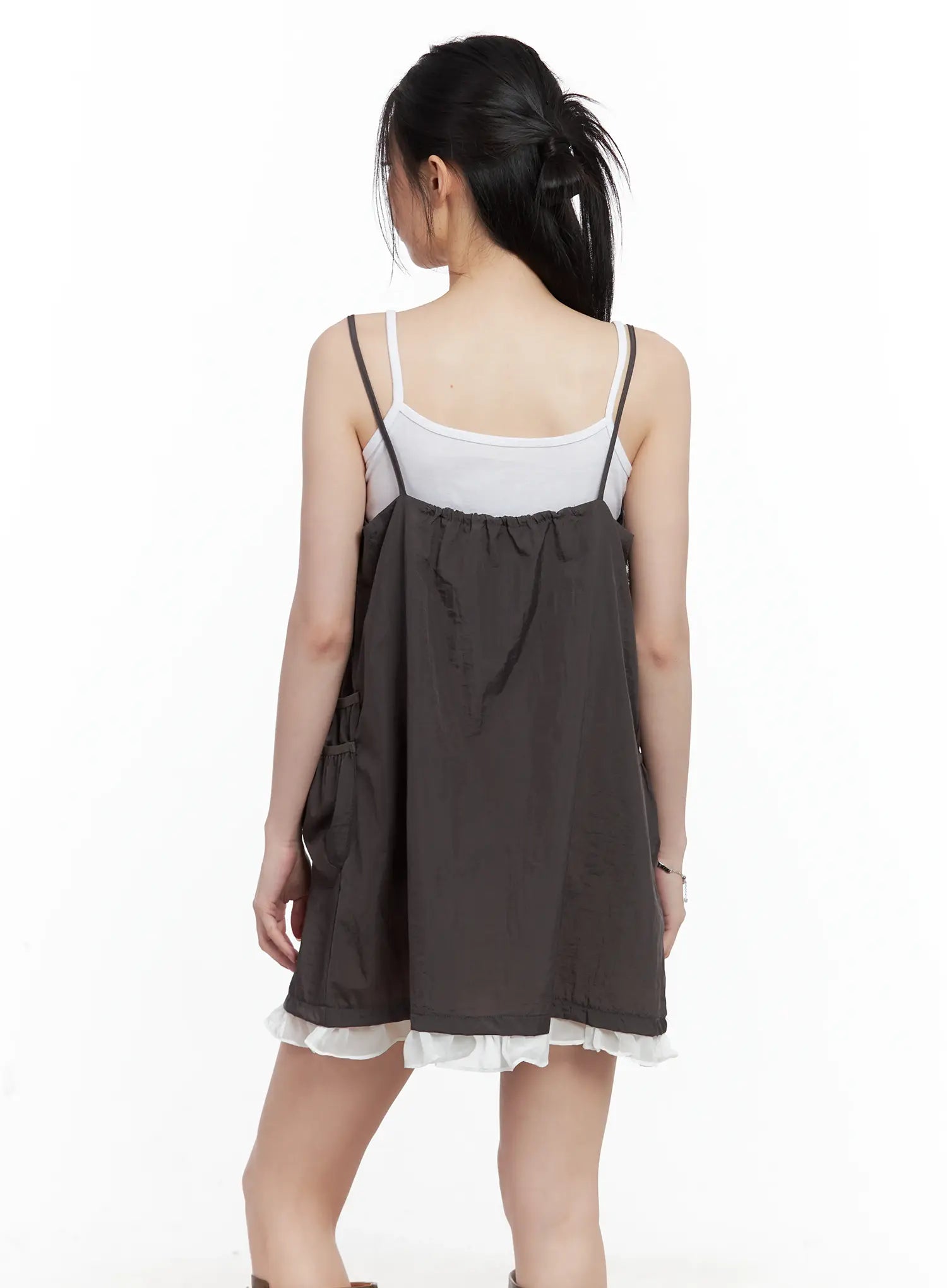 Babydoll Ruffle Mini Dress CU530