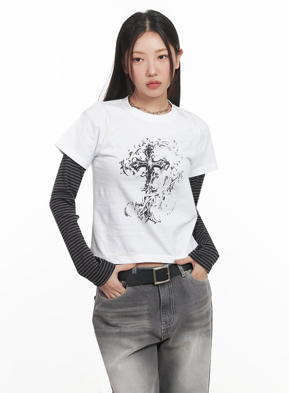 Graphic Cross T-Shirt IM524