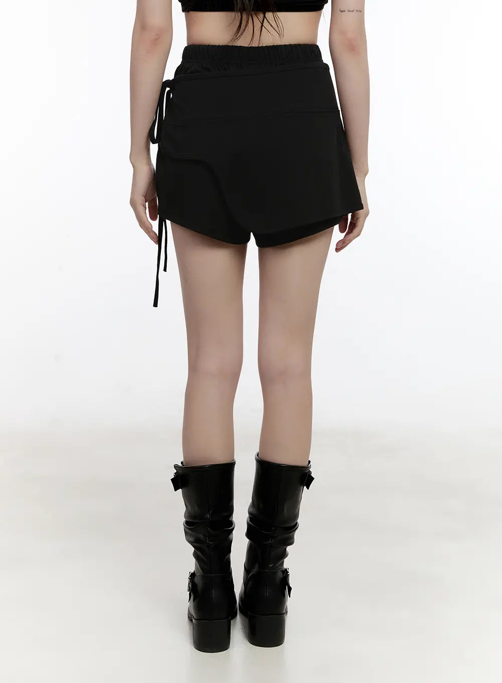 Ribbon-Tie Wrap Skort CL504