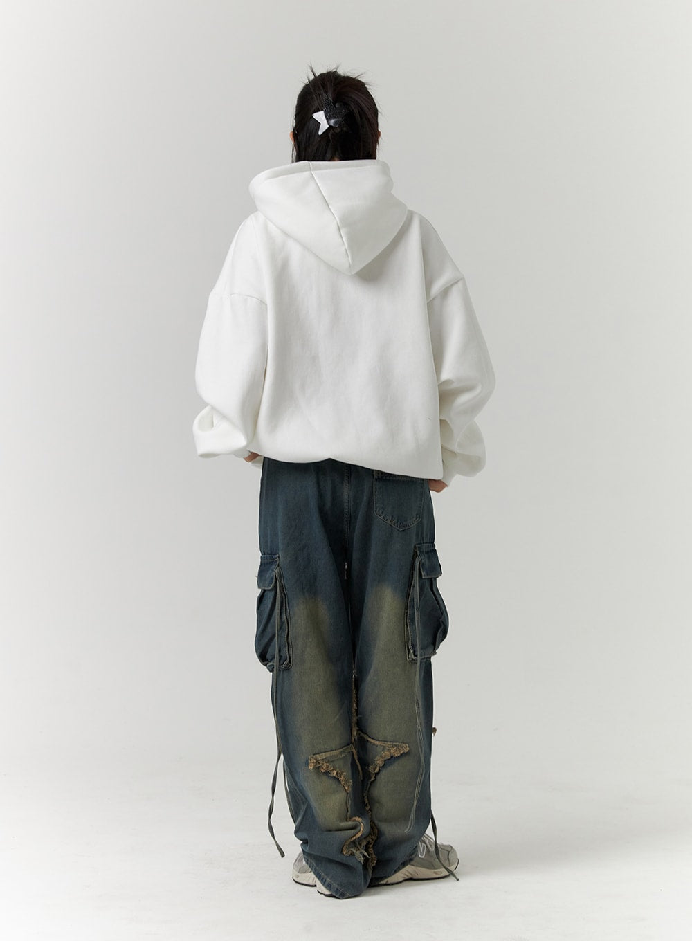 Graphic Lettering Hooded Sweatshirt CD312