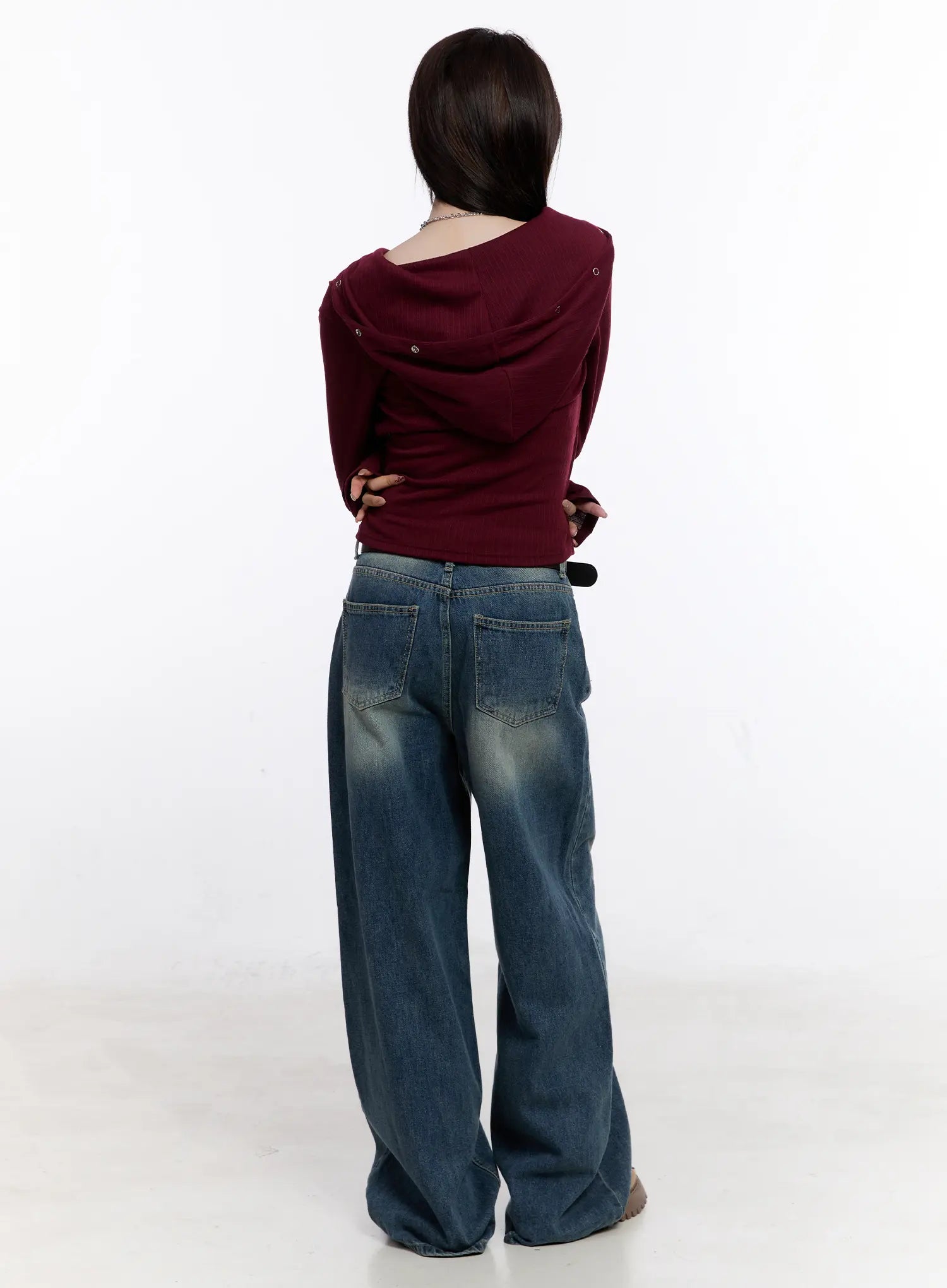 Sien Washed Baggy Jeans CS530