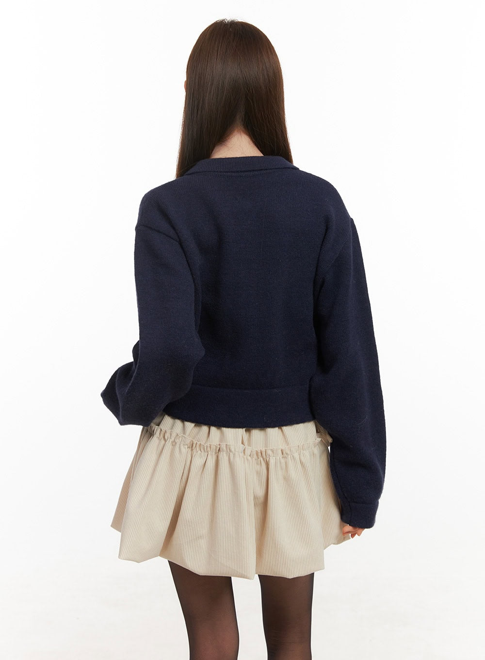 Solid Knit Buttoned Sweater OD418