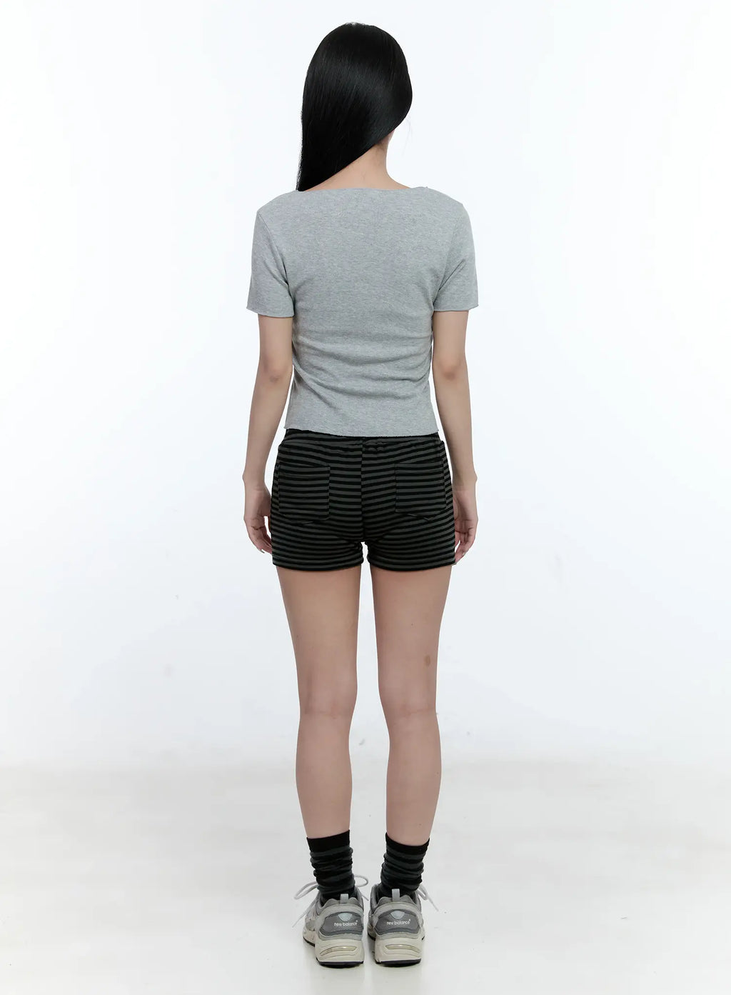 Bead Embellished Crop Tee CG501