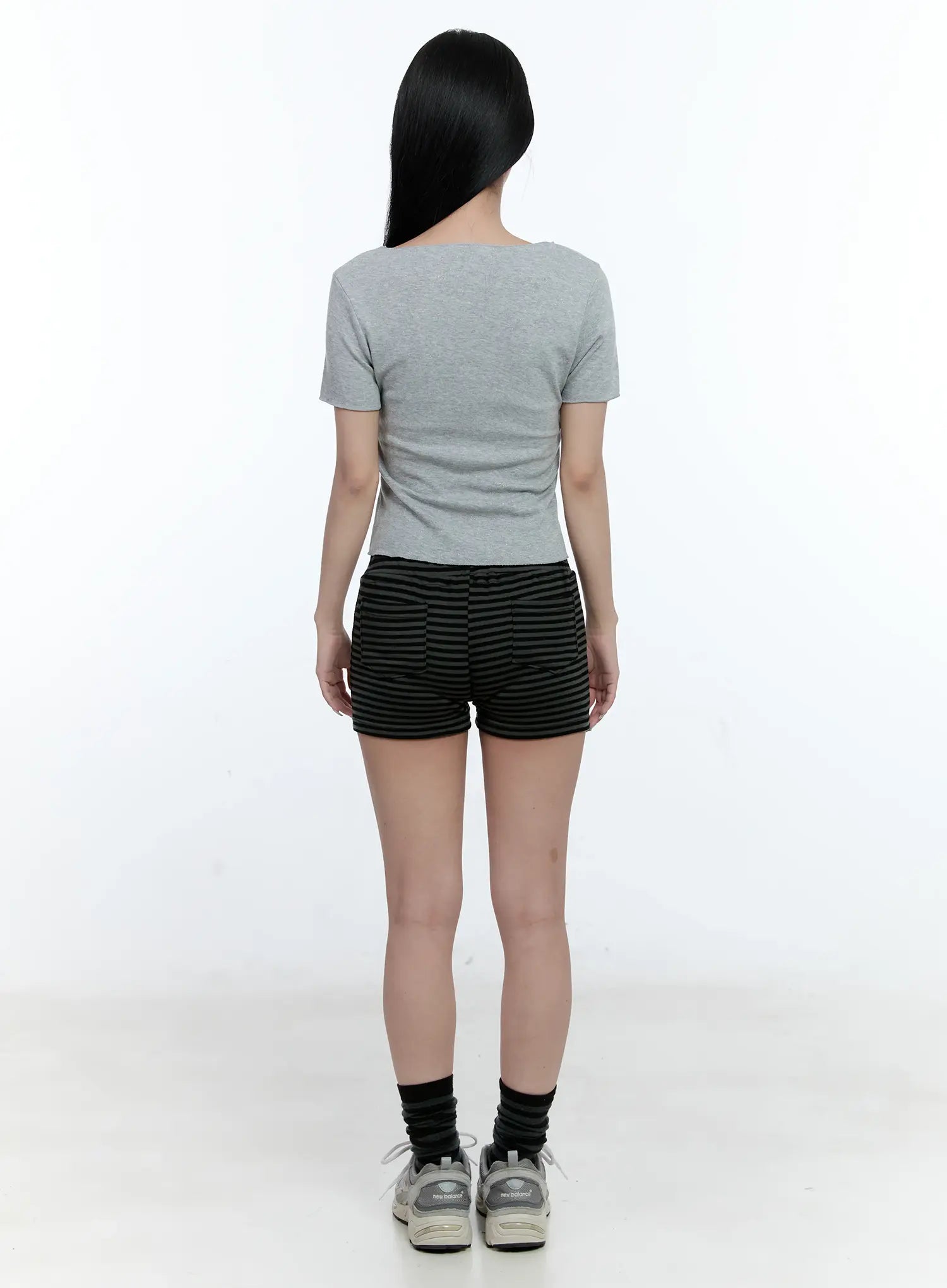 Bead Embellished Crop Tee CG501