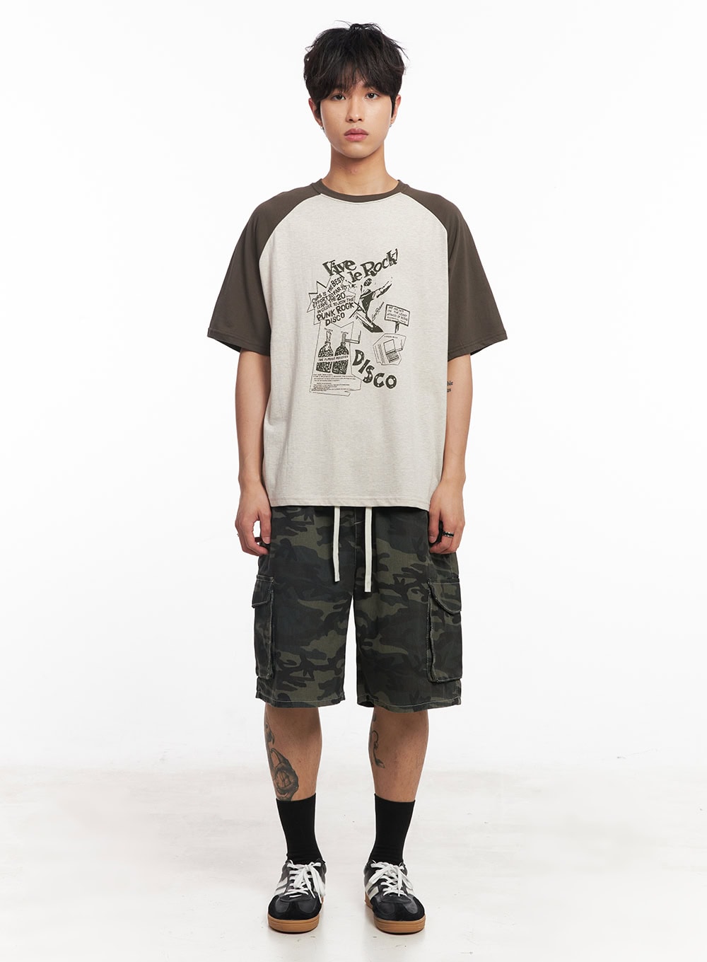 Men's Disco Graphic Raglan T-Shirt IY508