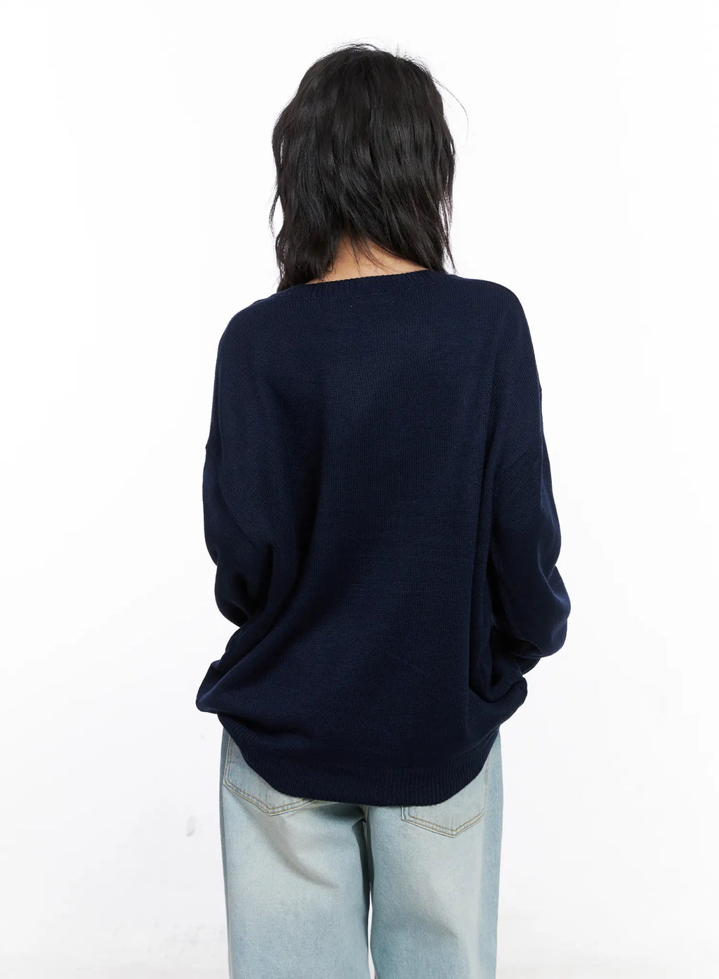 Teddy Graphic U-Neck Sweater CO508